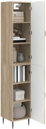 vidaXL Σέτ Ντουλαπιών 2 pcs Sonoma Δρυς 33 x 34,5 x 89,5 εκ