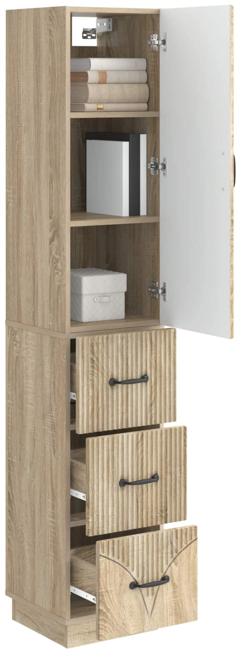 vidaXL Σέτ Ντουλαπιών 2 pcs Sonoma Δρυς 33 x 34,5 x 87 εκ.