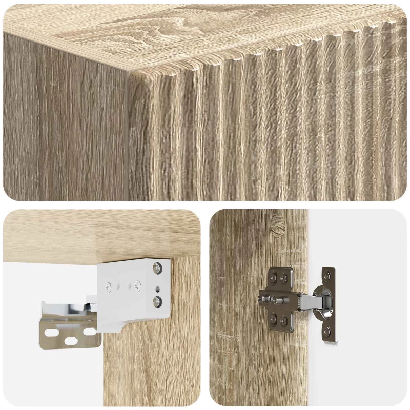 vidaXL Σέτ Ντουλαπιών 2 pcs Sonoma Δρυς 33 x 34,5 x 87 εκ.