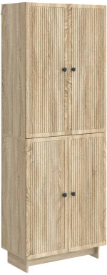 vidaXL Σέτ Ντουλαπιών 2 pcs Sonoma Δρυς 66 x 34,5 x 90 εκ