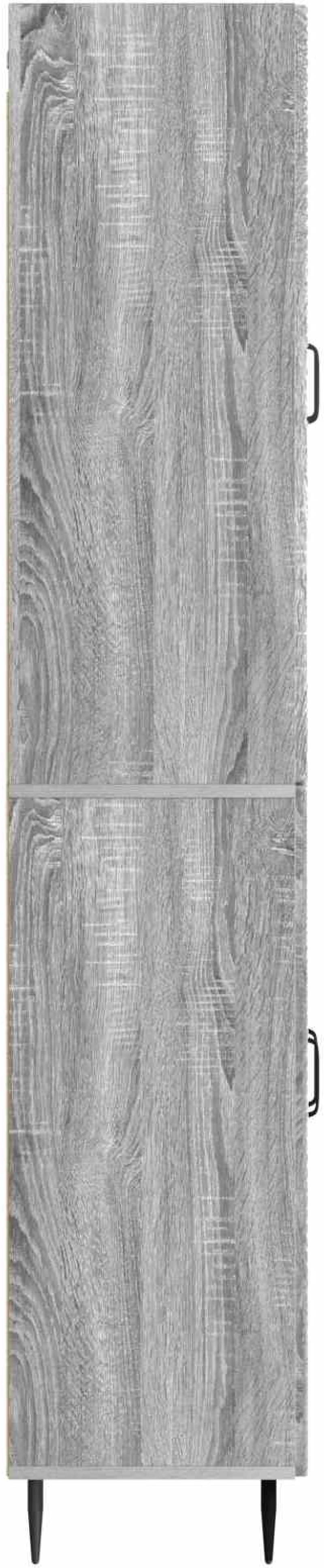 vidaXL Σέτ Ντουλαπιών 2 pcs Γκρι Sonoma 66 x 34,5 x 89,5 εκ