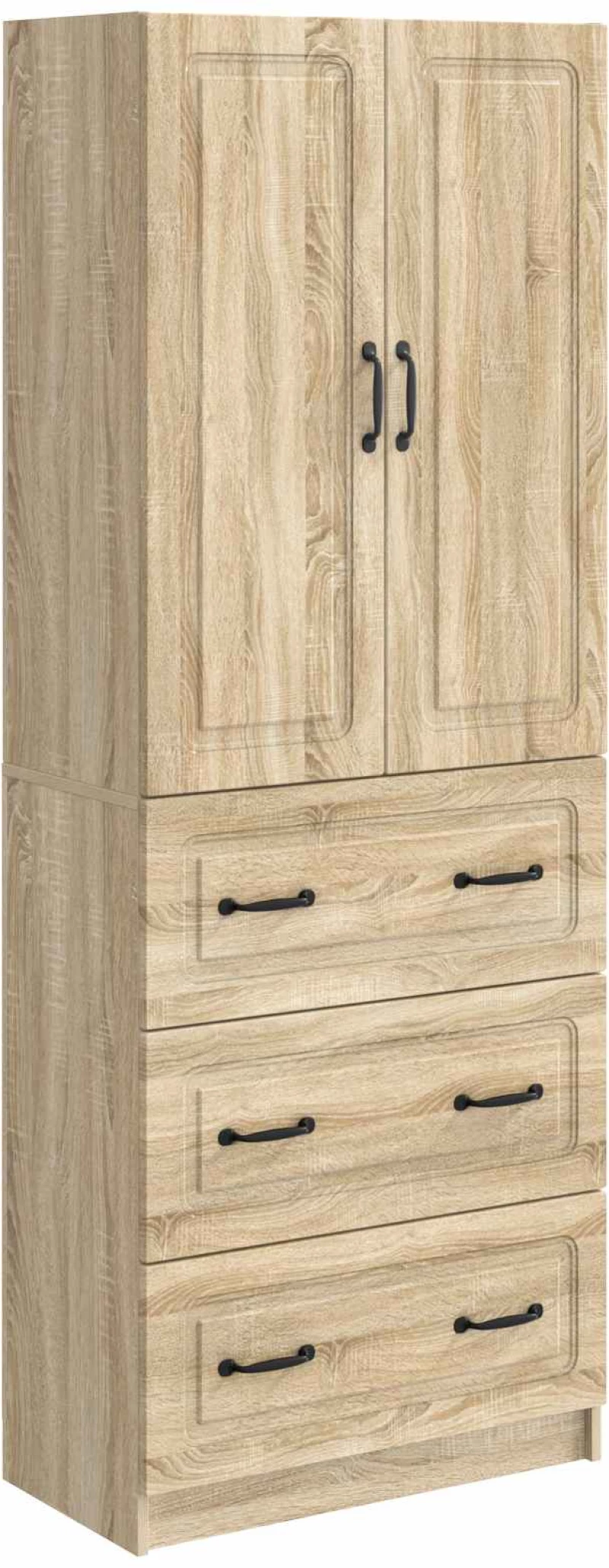 vidaXL Σέτ Ντουλαπιών 2 pcs Sonoma Δρυς 66 x 34,5 x 87 εκ.
