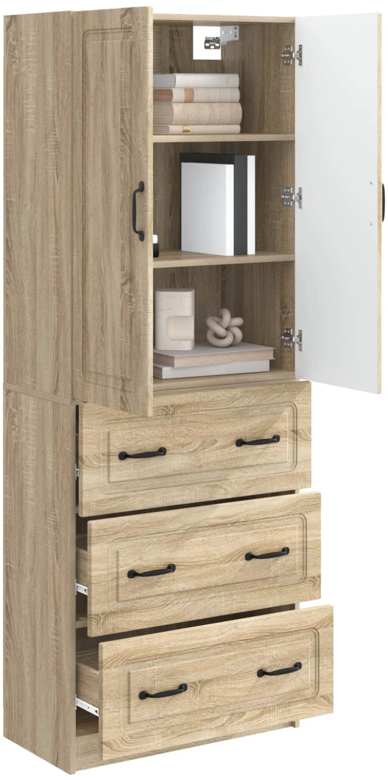 vidaXL Σέτ Ντουλαπιών 2 pcs Sonoma Δρυς 66 x 34,5 x 87 εκ.