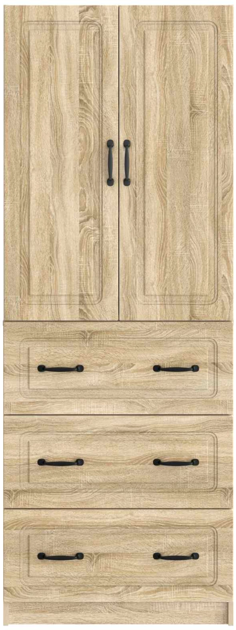 vidaXL Σέτ Ντουλαπιών 2 pcs Sonoma Δρυς 66 x 34,5 x 87 εκ.