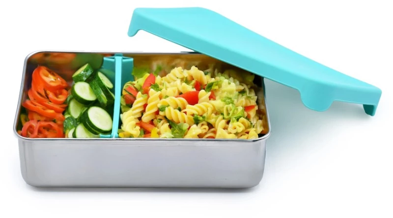 Melii – Stainless Steel Bento 2 θέσεων 740ml Μπλε