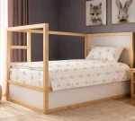 Παπλωματοθήκη Μονή 160x240 Newborn Bear 716 White-Beige Dimcol