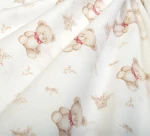 Παπλωματοθήκη Μονή 160x240 Newborn Bear 716 White-Beige Dimcol