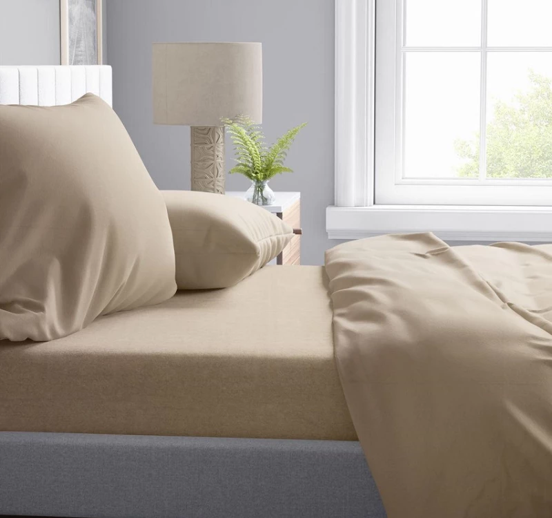 Παπλωματοθήκη Μονή 160x240 Solid 502 Beige Dimcol