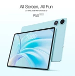 TECLAST tablet P50 με πληκτρολόγιο/στυλό αφής/θήκη  11″  8/128GB  4G  Android 15  7000mAh  μπλε