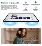 TECLAST tablet P50 με πληκτρολόγιο/στυλό αφής/θήκη  11″  8/128GB  4G  Android 15  7000mAh  μπλε