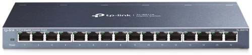 TP-LINK desktop switch TL-SG116, 16-Port, 10/100/1000Mbps, Ver. 1.0