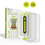 Mobile Origin Screen Guard with easy applicator full coverage 2 pack-Apple iPhone 17 Pro (SGA-F-i17Pro-2pk)