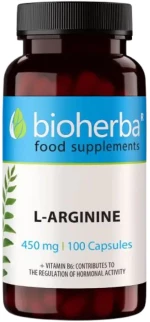 Bioherba L-Arginine 560 mg [100 Κάψουλες]