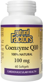 Natural Factors CoQ10 100 mg [60 Softgels]