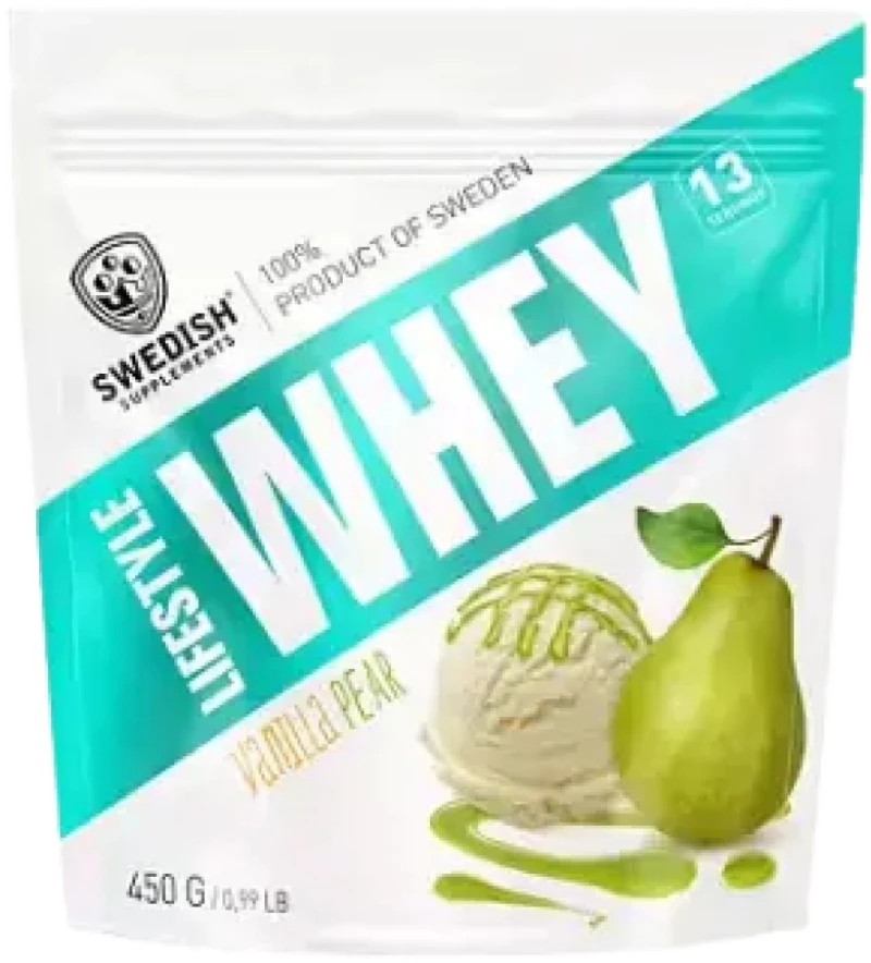Swedish Supplements Lifestyle Whey [450 Γραμμάρια] Βανίλια και αχλάδι
