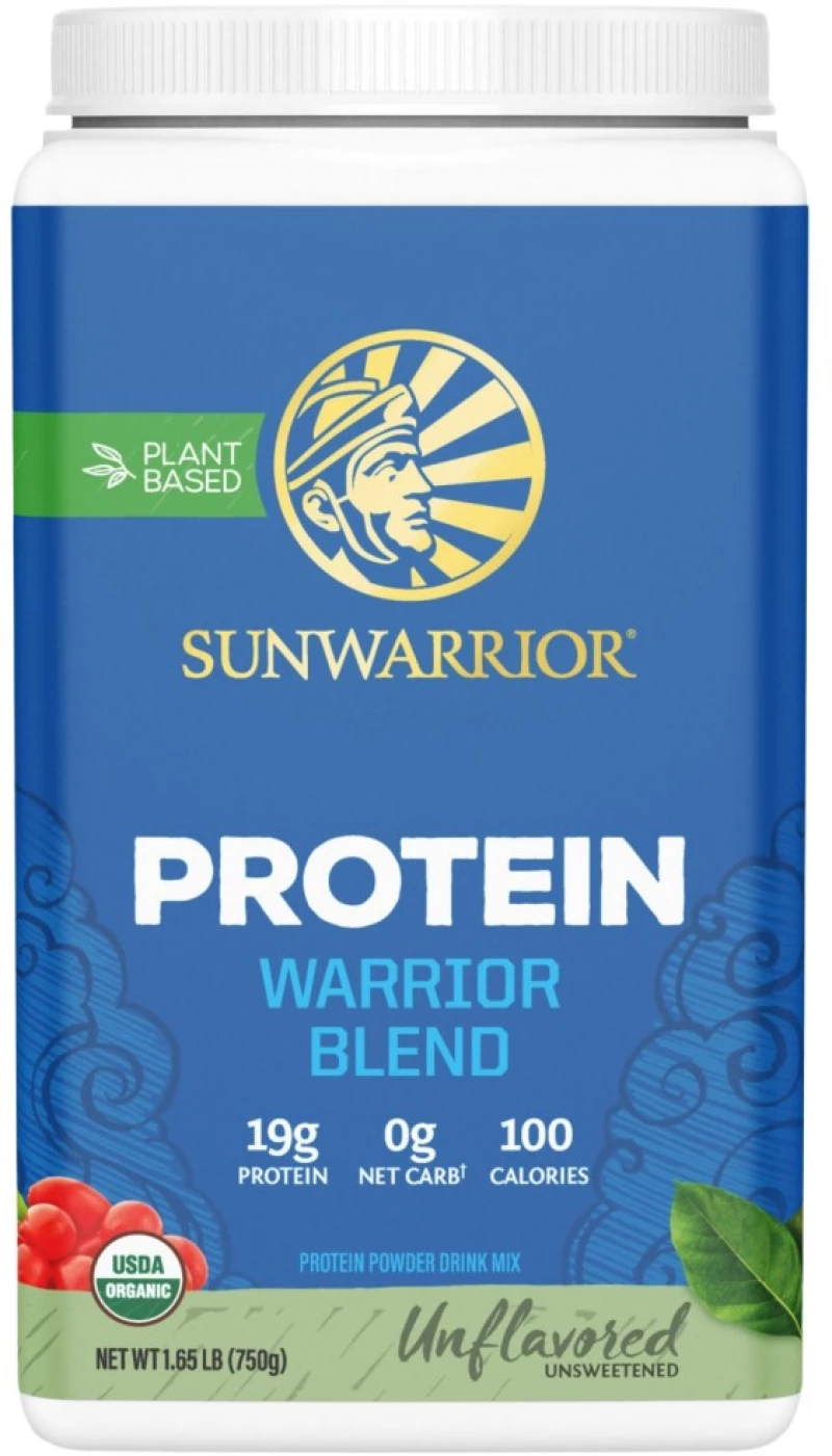 Sunwarrior Protein Warrior Blend | with Pea, Hemp & Goji Berry [750 Γραμμάρια] Χωρίς γεύση