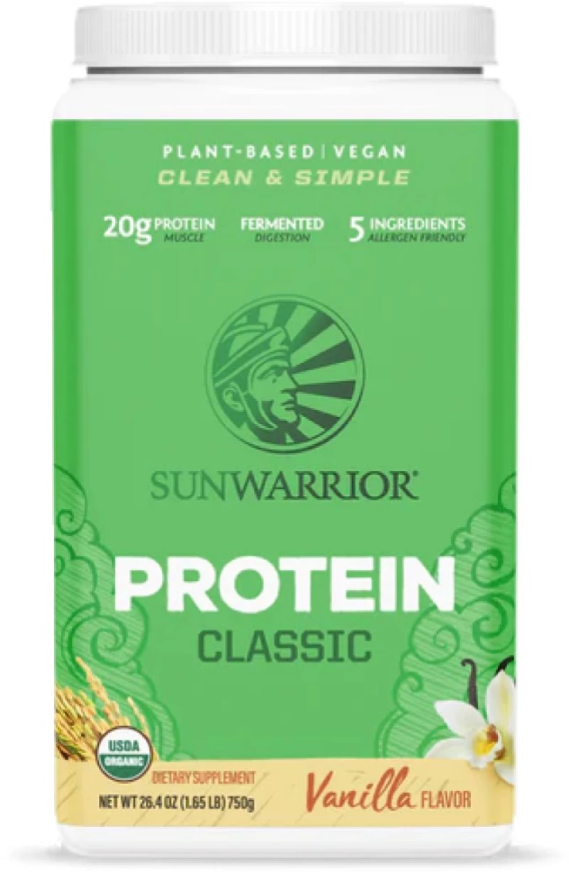Sunwarrior Classic Protein Powder | Organic Fermented Brown Rice [750 Γραμμάρια] Σοκολάτα