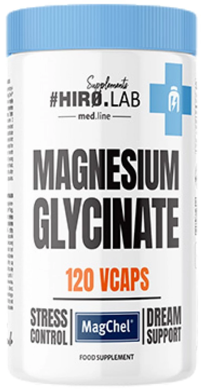 Hero.Lab Magnesium Glycinate | MagChel® Bisglycinate + Vitamin B6 [120 Κάψουλες]