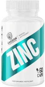 Swedish Supplements Zinc 25 mg | as Zinc Citrate [60 Κάψουλες]