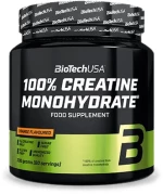 BioTech USA 100% Creatine Monohydrate Powder | Flavored [300 Γραμμάρια] Πορτοκάλι