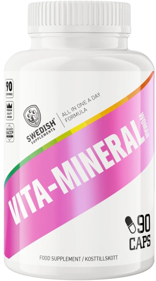 Swedish Supplements VitaMineral Woman | All In One Formula [90 Κάψουλες]
