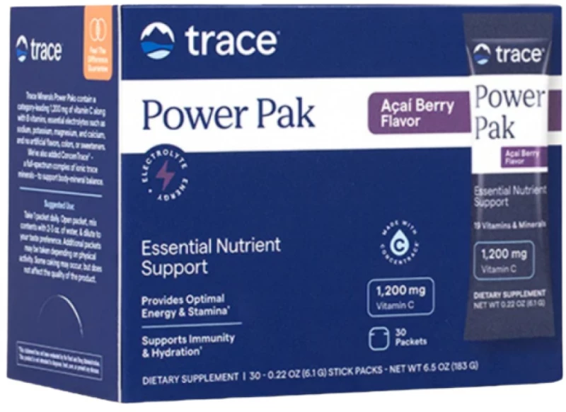 Trace Minerals Research Electrolyte Stamina Power Pak [30 Πακέτα] Μανταρίνι