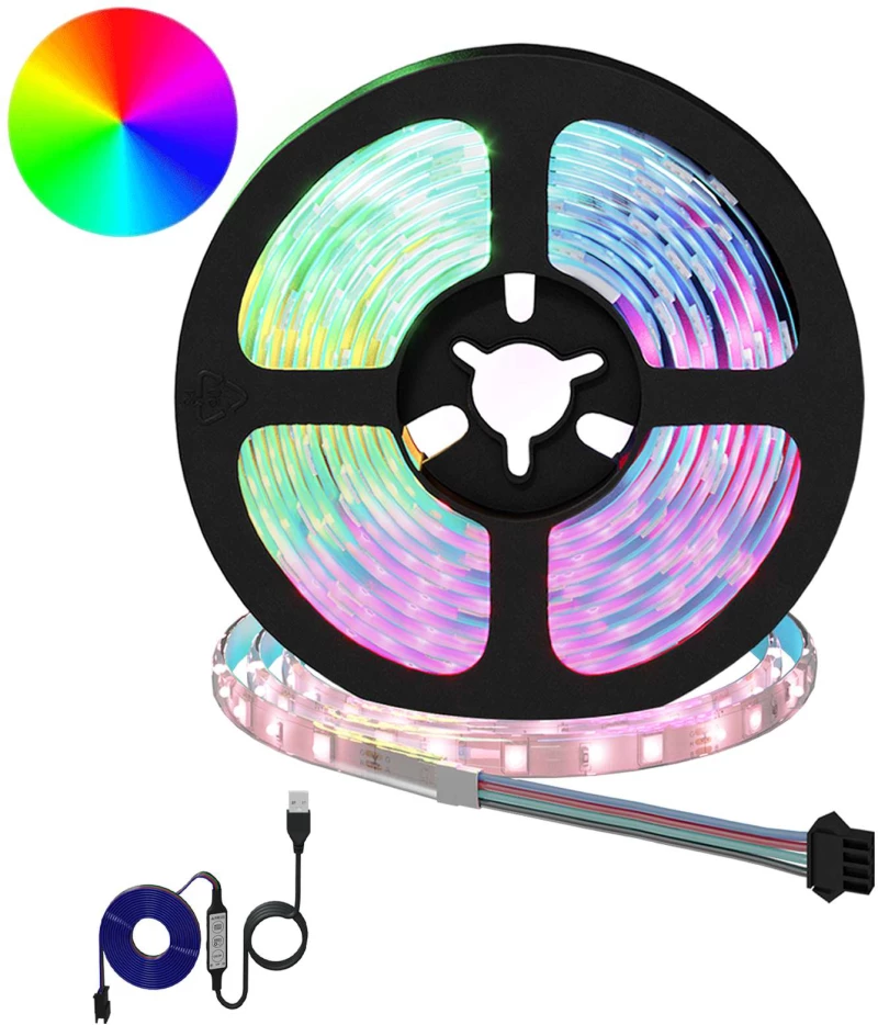 Λωρίδα LED 4 pcs Μαύρο και Διαφανές 250 cm Χαλκός και Πλαστικό |3429090