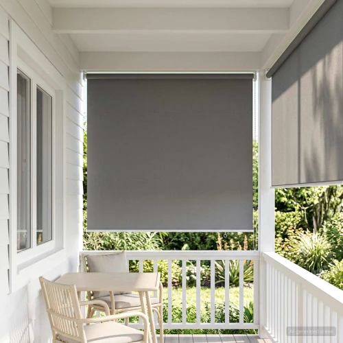 Ρολό Κουρτίνα UV Προστασία Ανοιχτό γκρι 60 x 230 cm Πολυεστέρας |42041271