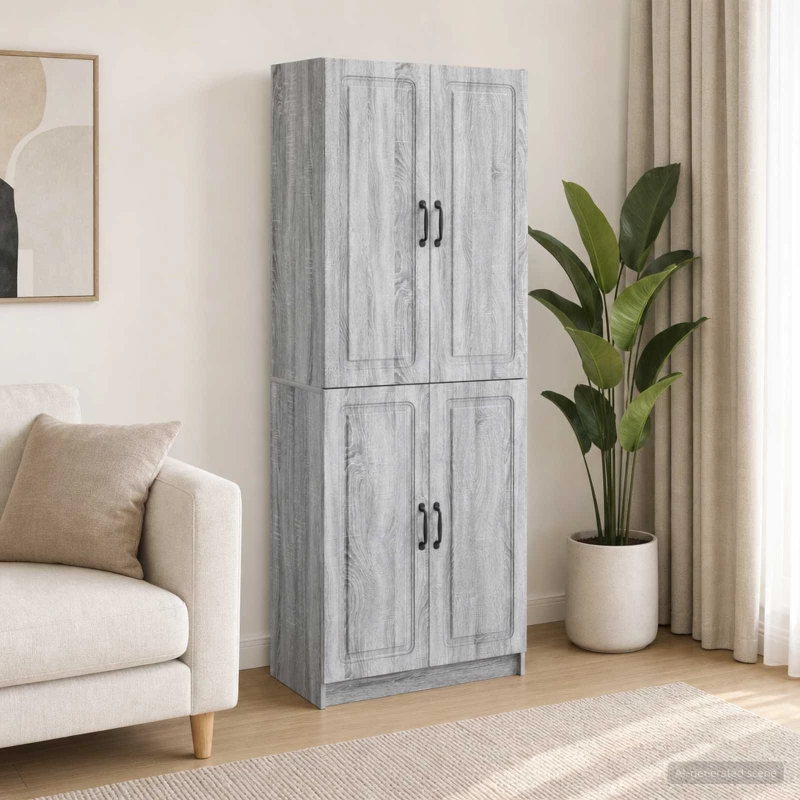 Σέτ Ντουλαπιών 2 pcs Επεξεργασμένο Ξύλο |3416949