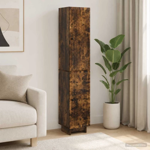 Σέτ Ντουλαπιών 2 pcs Καπνισμένο Ξύλο Δρυός 34,5 x 33 x 90 εκ. |3416372