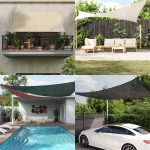 Πανί Σκίασης 160 γρ./μ² Τριγωνικό Άμμος 4,5x4,5x4,5 μ. HDPE |4002062
