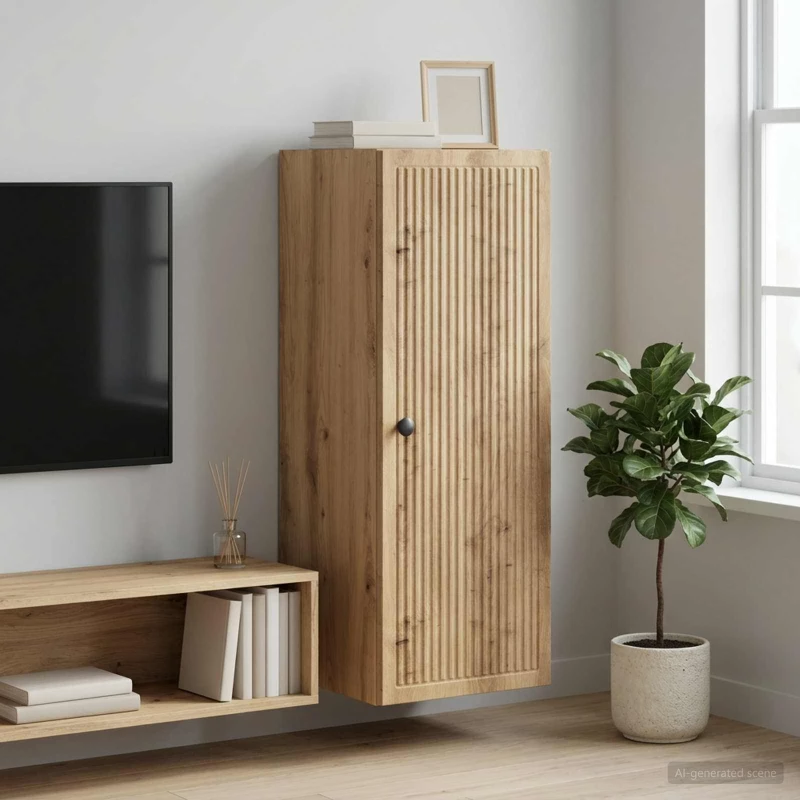 Τοίχου Ντουλάπα Artisan Δρυς 33 x 34,5 x 90 εκ |897914