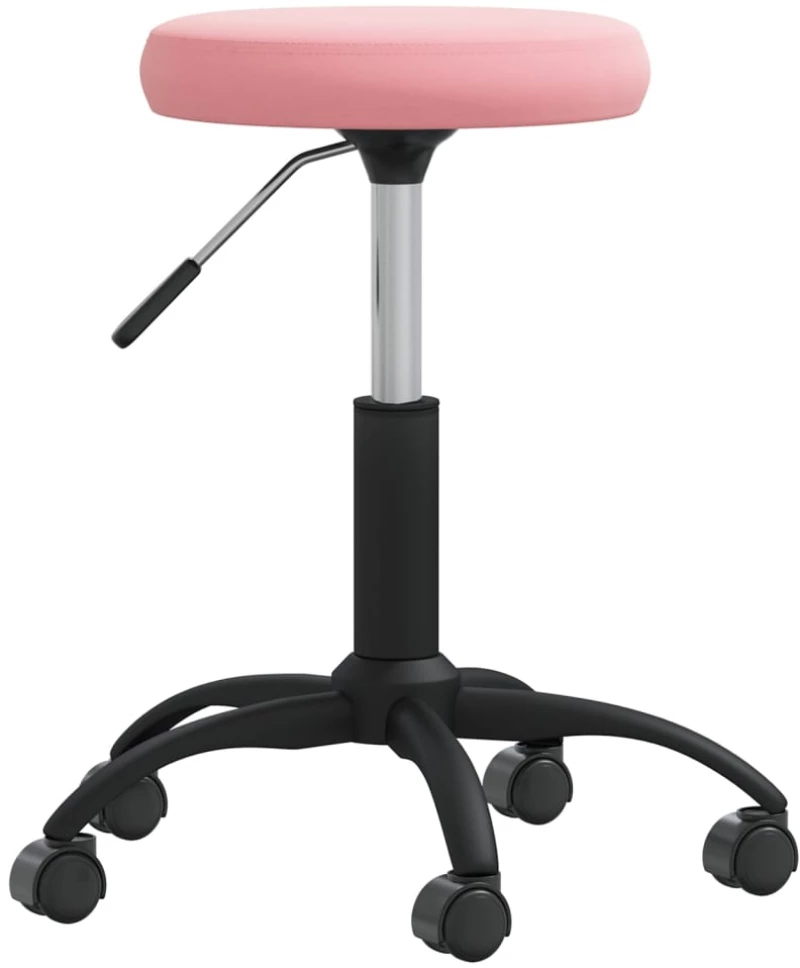 Καρέκλα Τραπεζαρίας Ροζ Βελούδο |3085732