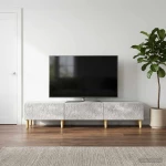 Ντουλάπι TV 147 x 34,5 x 30 εκ Γκρι Σκυροδέματος |895168