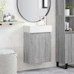 Μονάδα μπάνιου με βρύση Γκρι Sonoma 45,5 x 22,5 x 84 εκ |889477