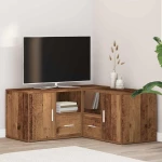 Ντουλάπι Γωνιακό Όψη Παλαιού Ξύλου 160x40x45 εκ. από Επεξ. Ξύλο |3307826