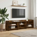 Ντουλάπι TV 168 x 33 x 47 εκ. Καπνισμένο Ξύλο Δρυός |8011239