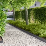 Περίγραμμα γκαζόν 20 pcs 100 x 15 cm Ατσάλι Ανθρακί |8008555