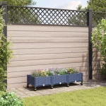 Κήπος Γλαστράκι με Ροδάκια Μπλε Γκρι 120 x 40 x 33 cm PP |3423043