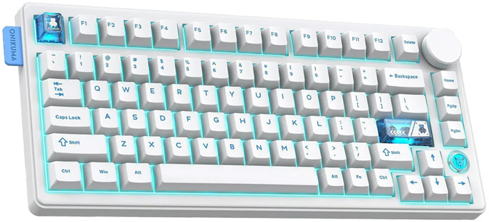 Πληκτρολόγιο ONIKUMA MT706 (λευκό) (QWERTY)