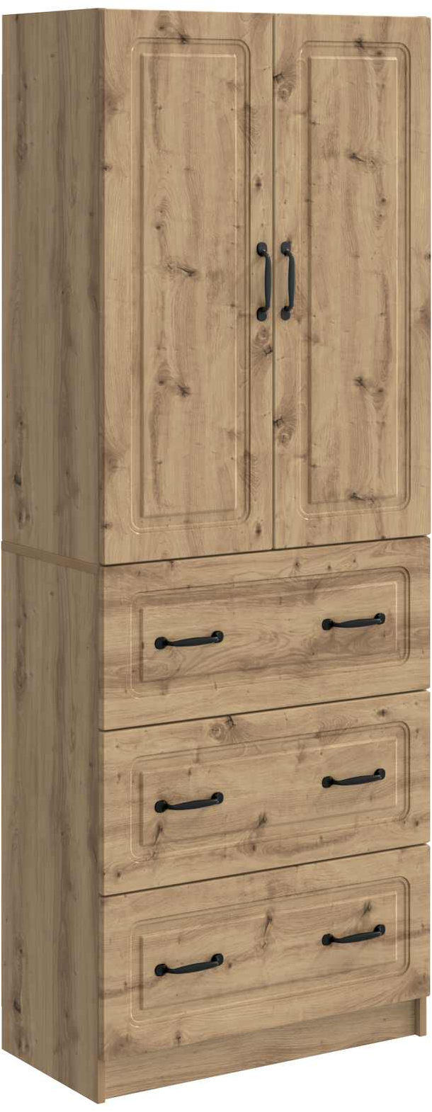 vidaXL Σέτ Ντουλαπιών 2 τμχ. 66 x 34,5 x 87 εκ. Επεξεργασμένο Ξύλο