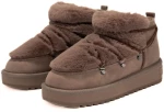 D.FRANKLIN ΓΥΝΑΙΚΕΙΟ ΜΠΟΤΑΚΙ NORDIC TRK FUR LOW BROWN DFSH370011-BROW