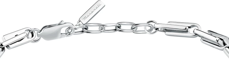 MASERATI ICONIC JM425AVD108 Βραχιόλι Ασημένιο Με Χρυσή Τρίαινα