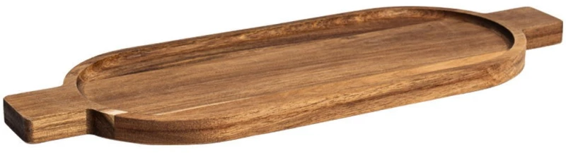 ESTIA ΔΙΣΚΟΣ ΣΕΡΒΙΡΙΣΜΑΤΟΣ ALLURE 49x18x2cm ΟΒΑΛ ΜΕ ΧΕΡΟΥΛΙΑ