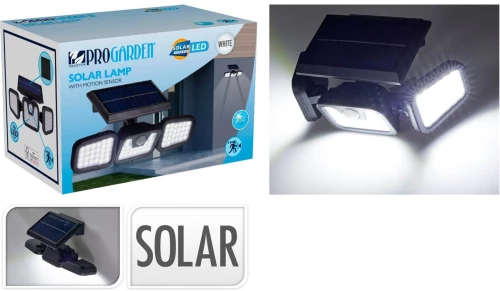 Ηλιακό φωτιστικο LED - 28.5x7cm - Μαύρο
