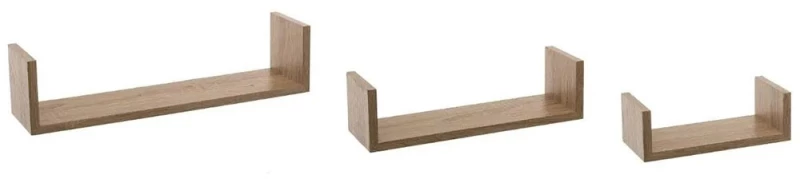 ΡΑΦΙΈΡΕΣ/ΡΆΦΙΑ ΤΟΊΧΟΥ WALL SHELF EDGE OAK NATX3 138955C