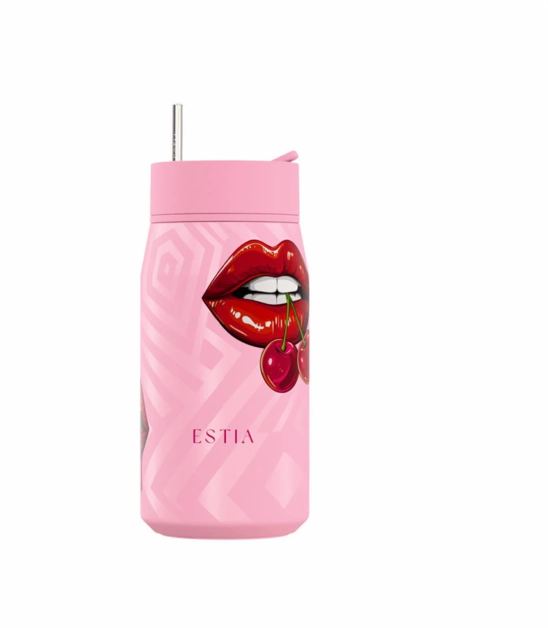ESTIA ΘΕΡΜΟΣ LENS SAVE THE AEGEAN 360ml BLUSH POP