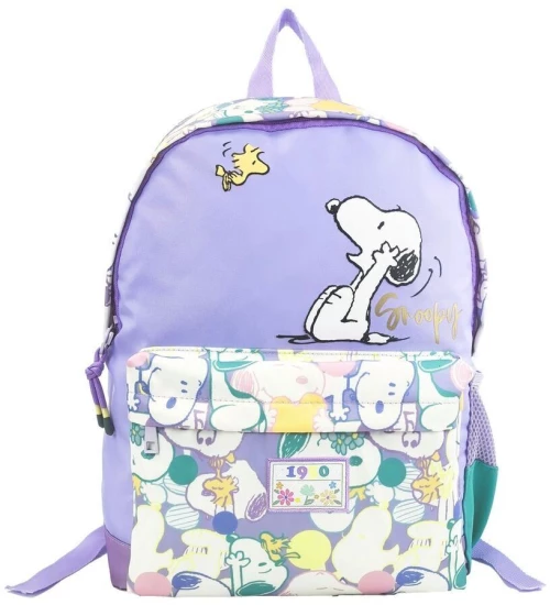 536308 ΤΣΑΝΤΑ ΠΛΑΤΗΣ ΜΕ ΘΗΚΗ ΓΙΑ ΤΡΟΛΕΫ 42ΕΚ SNOOPY