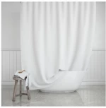 Estia Κουρτίνα Μπάνιου Υφασμάτινη 180x200 cm Λευκό 02-11291