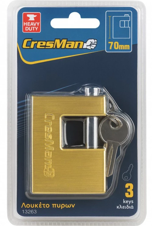 Λουκέτο Cresman πύρου 70mm